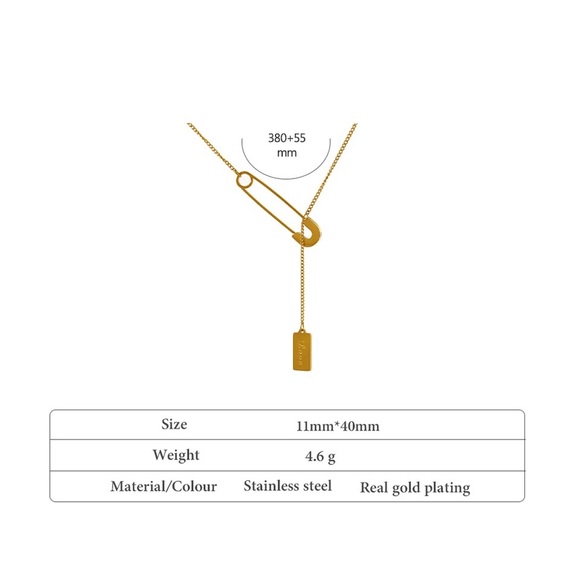 Women Stainless Steel Stylish Long Chain Necklace - Picture 5 of 6